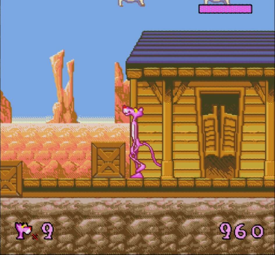 Pink Panther Goes To Hollywood - геймплей игры Sega Mega Drive\Genesis